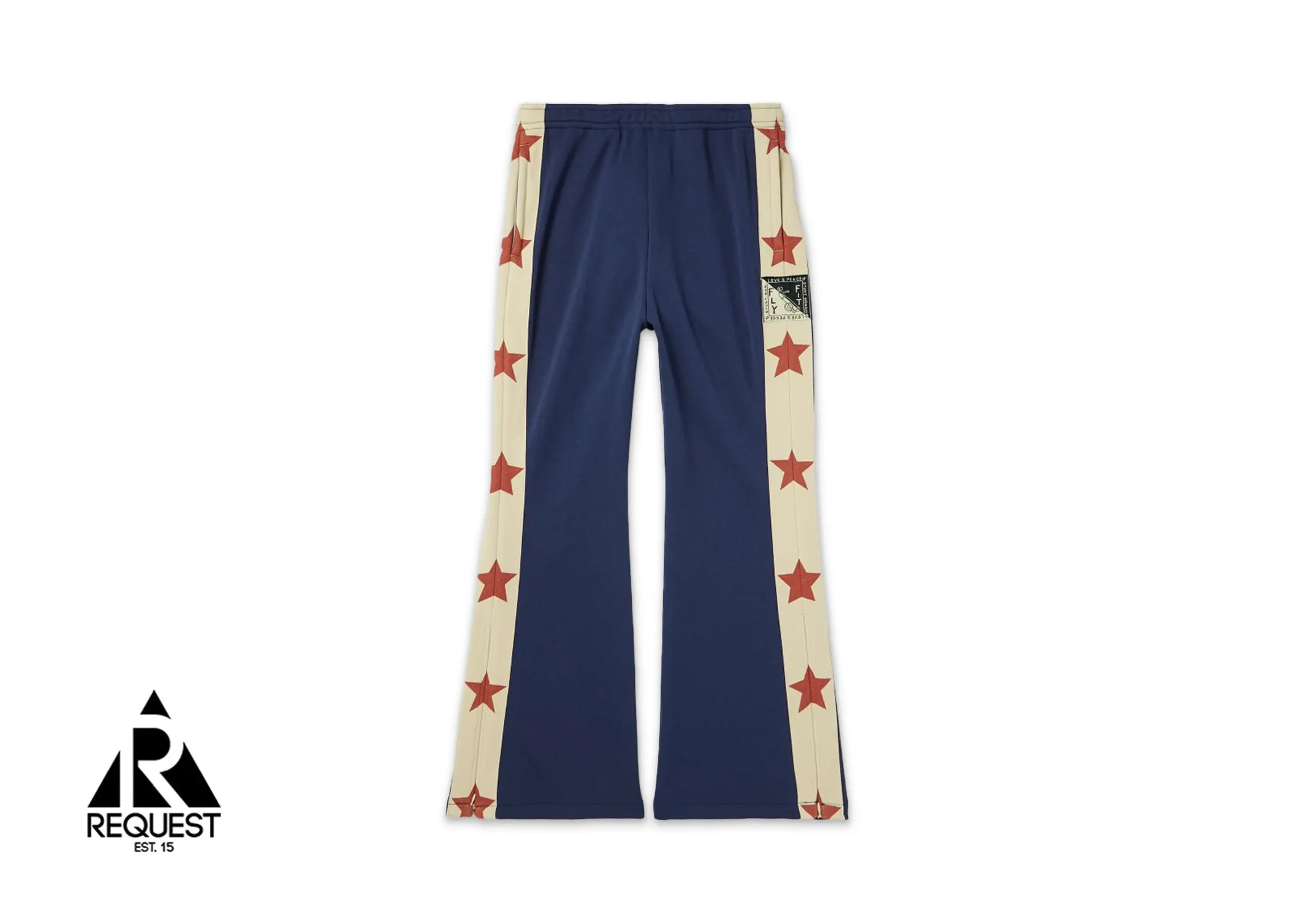 Stuntman Star Track Pants "Navy/Beige/Red"