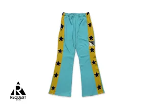 Stuntman Star Track Pants "Teal & Gold"