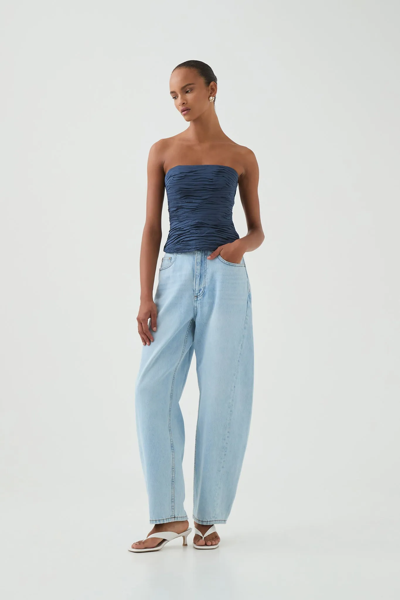 Sunbeam Ruched Bustier