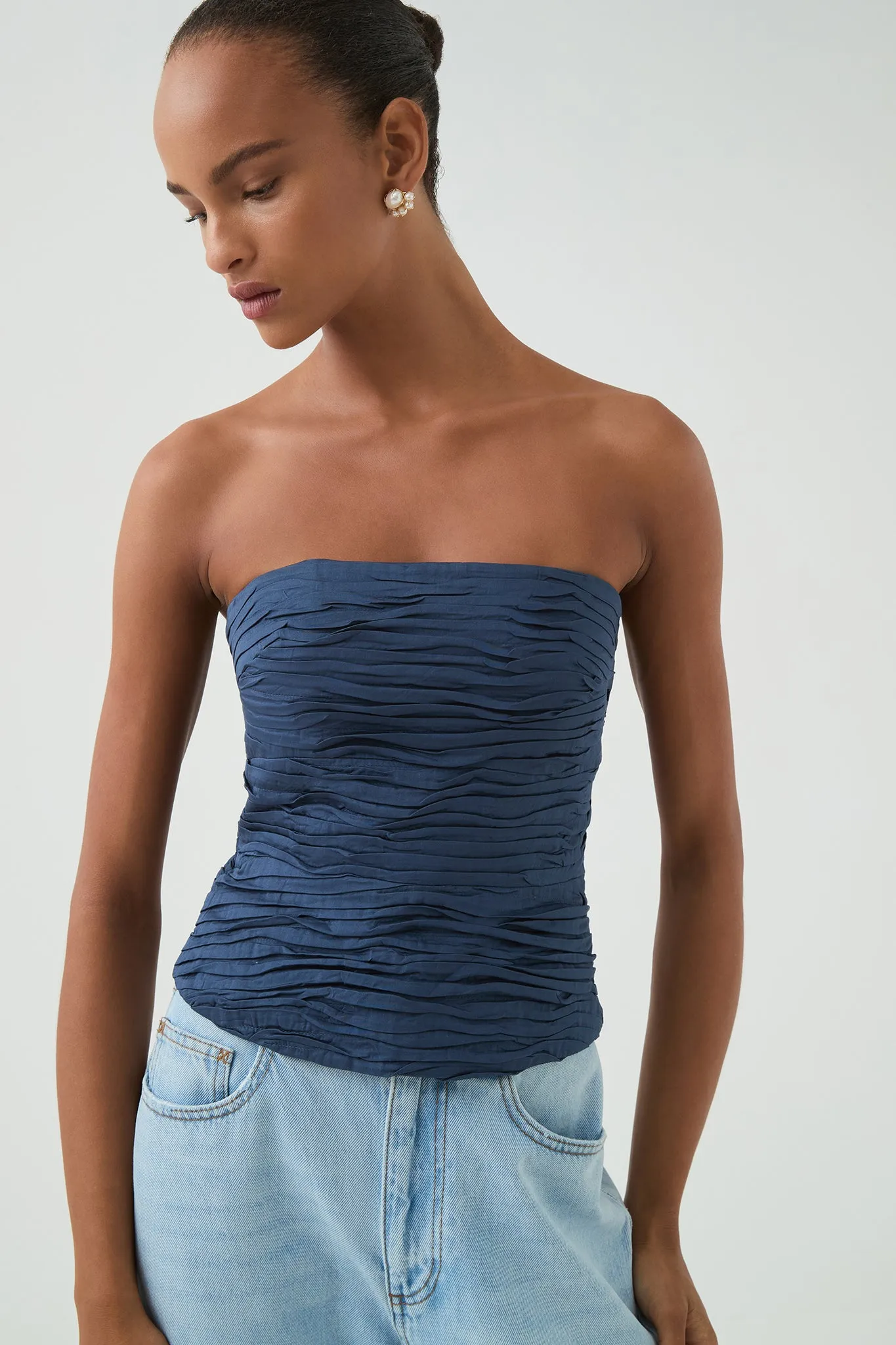 Sunbeam Ruched Bustier