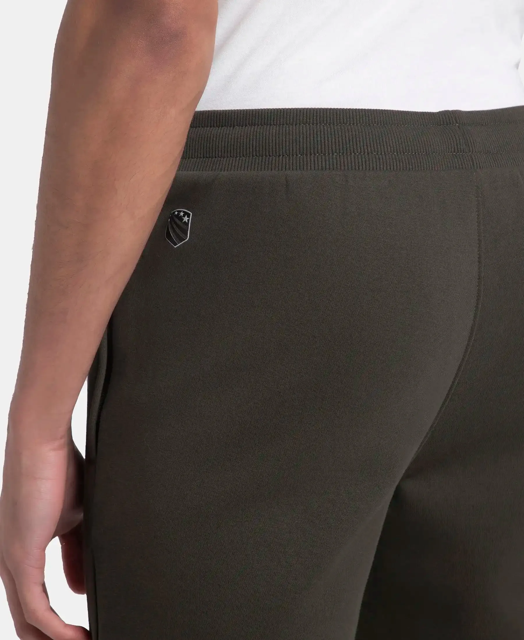 Super Combed Cotton Rich Fleece Trackpants with StayWarm Technology - Olive