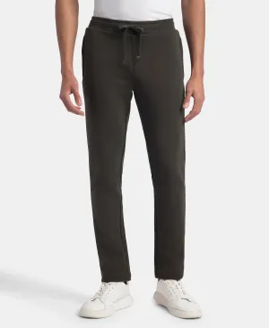 Super Combed Cotton Rich Fleece Trackpants with StayWarm Technology - Olive