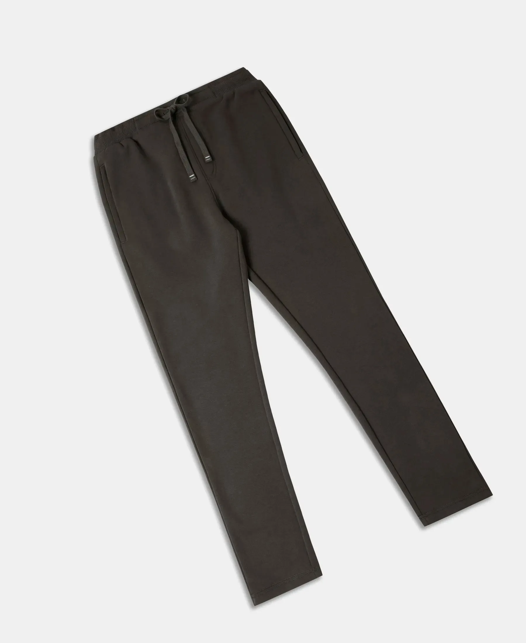 Super Combed Cotton Rich Fleece Trackpants with StayWarm Technology - Olive
