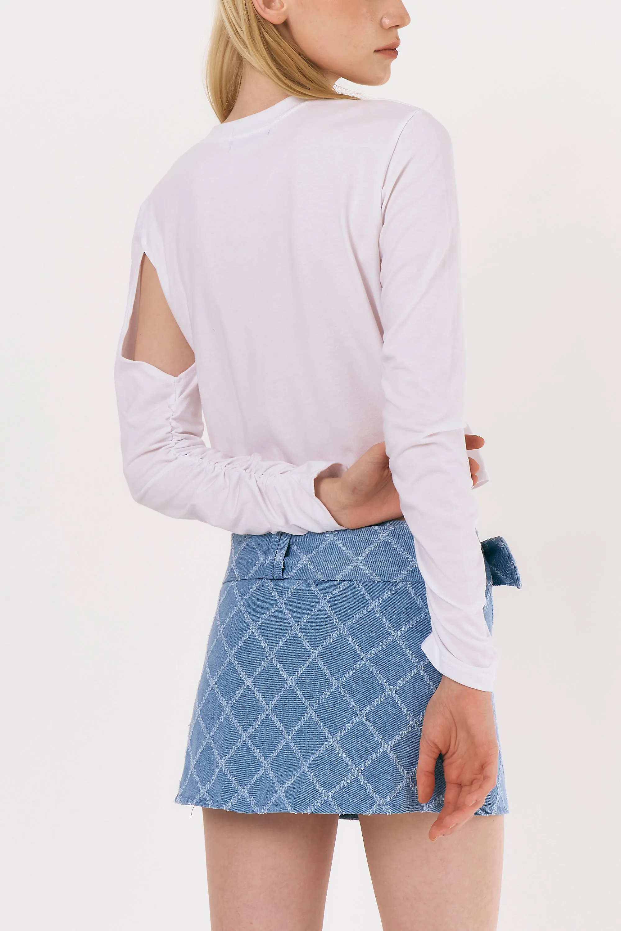 Talia Cut Out Ruched Top