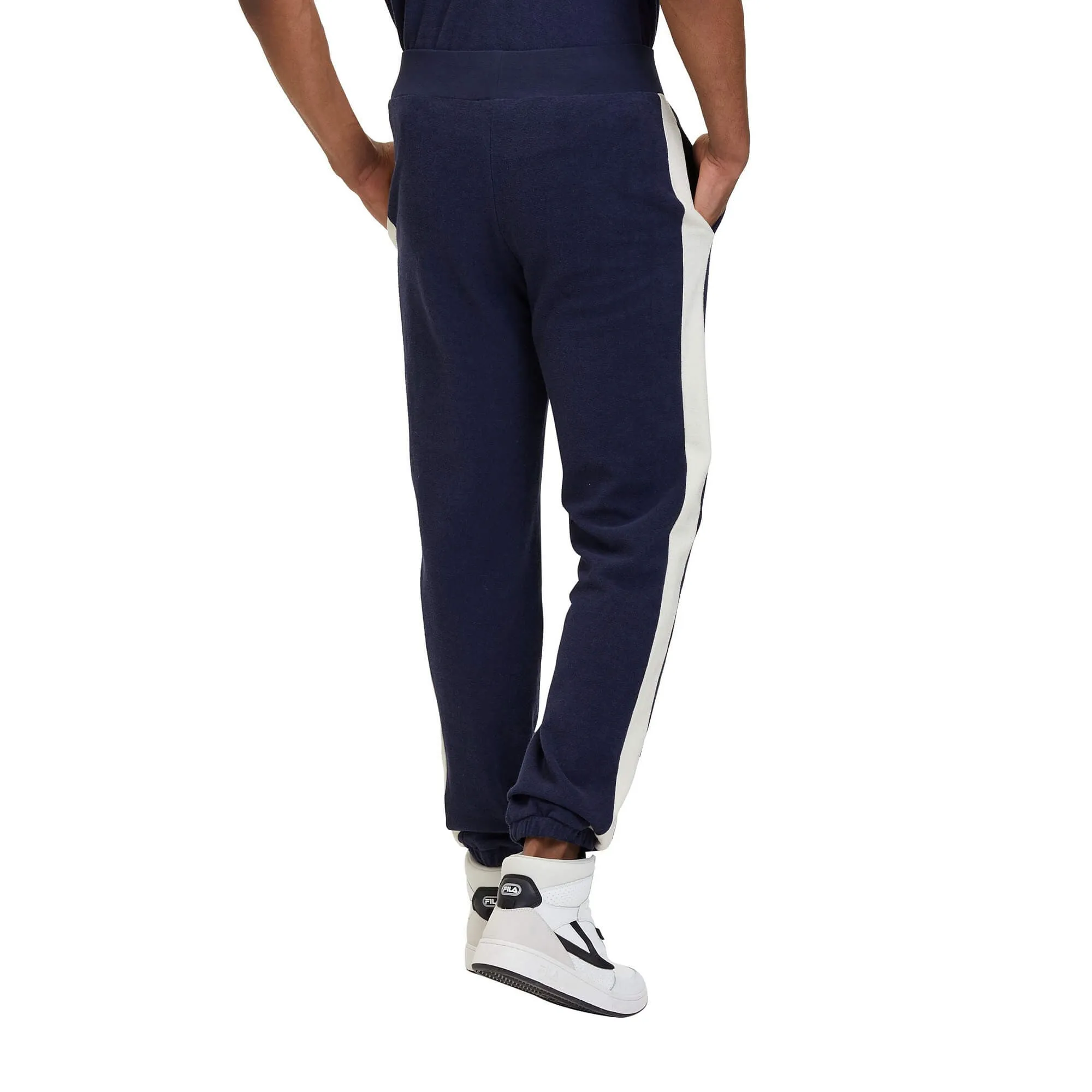 Tepláky Fila LAREDO towelling track pants tmavomodré