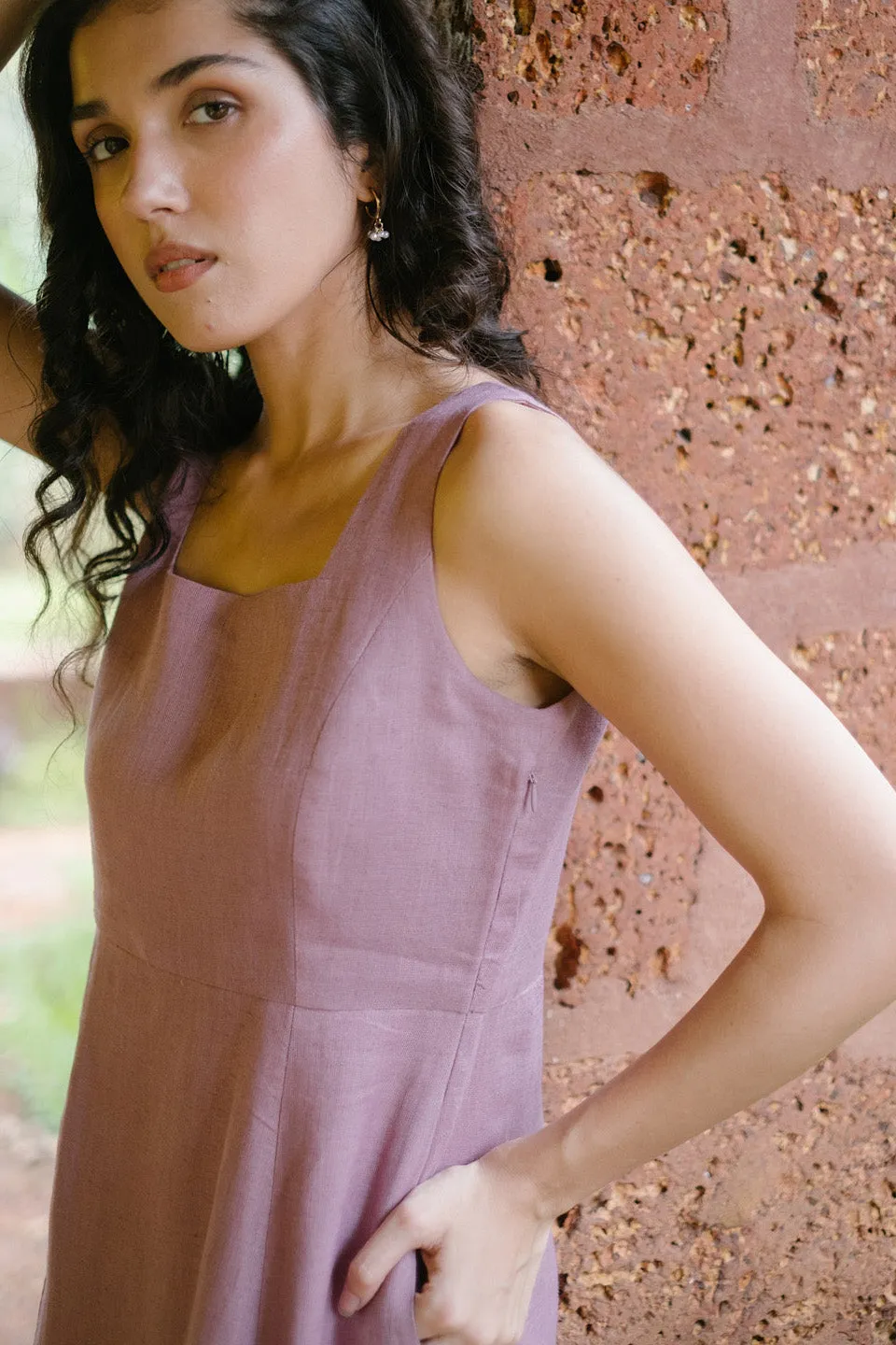 The Linen Midi Dress