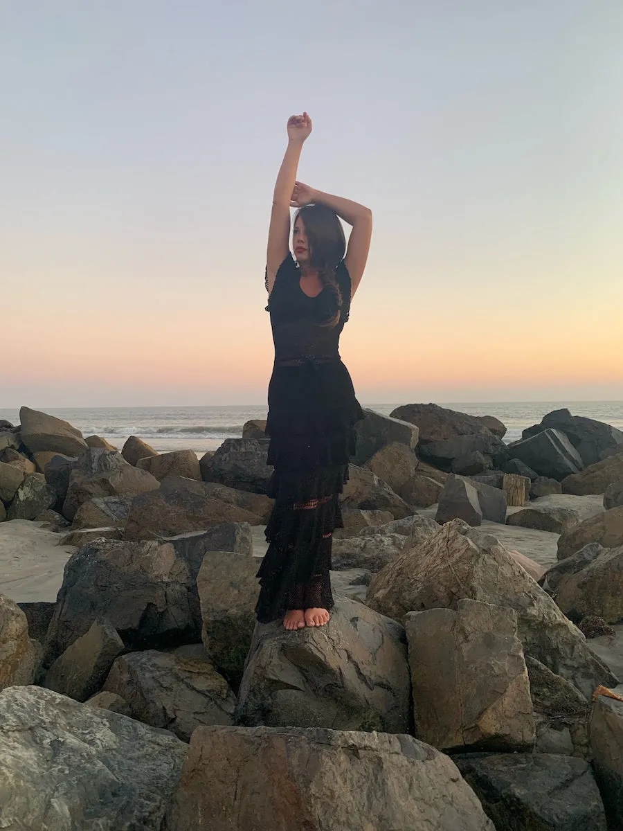 The Maxi Skirt in Black