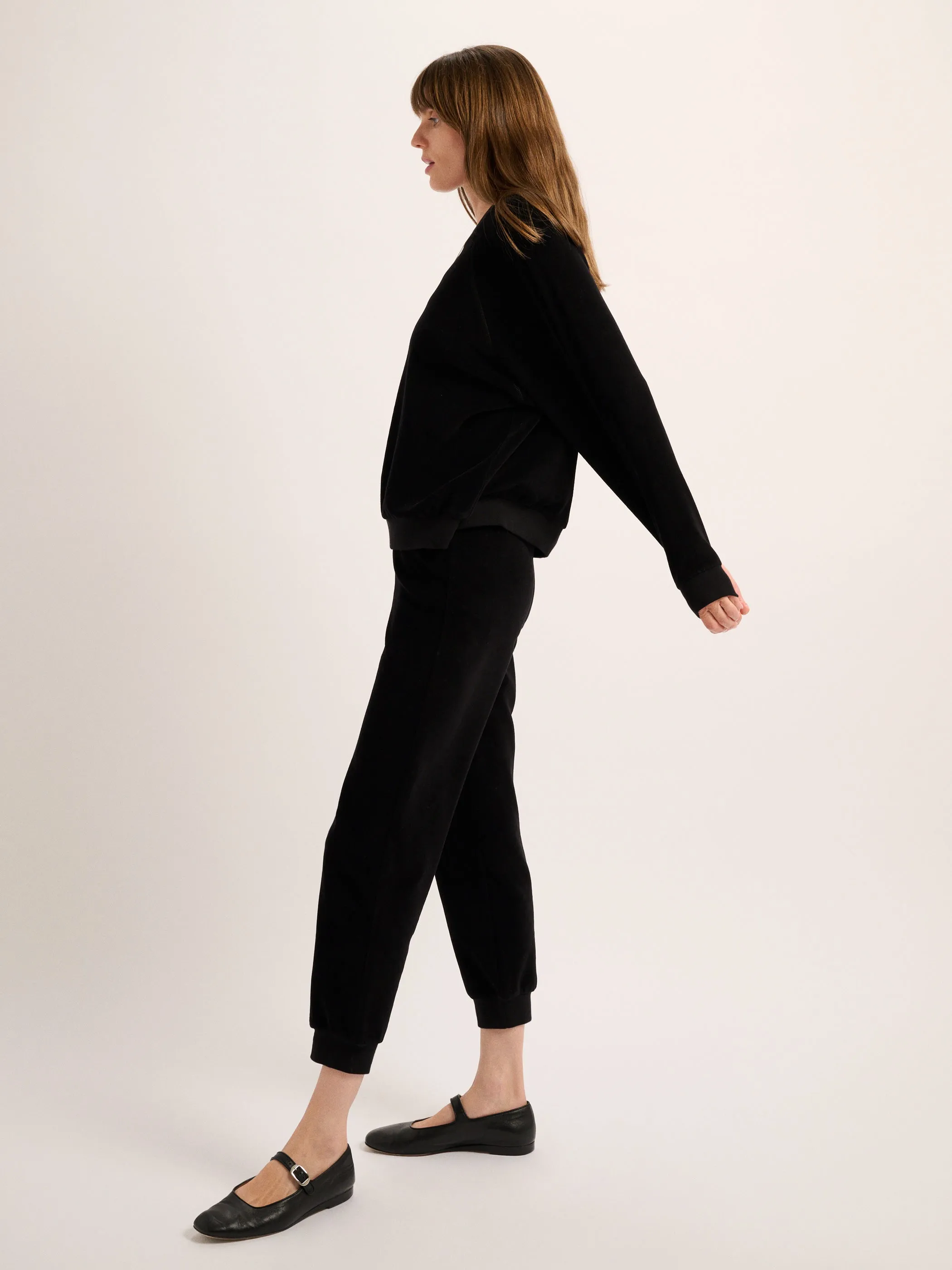 The Tinos Slim Track Pants in Velour