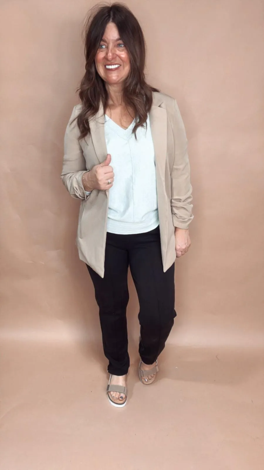 The Workshop Blazer in Khaki
