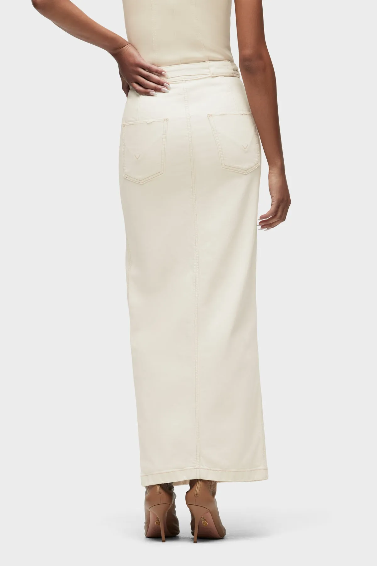 Tie Waist Maxi Skirt