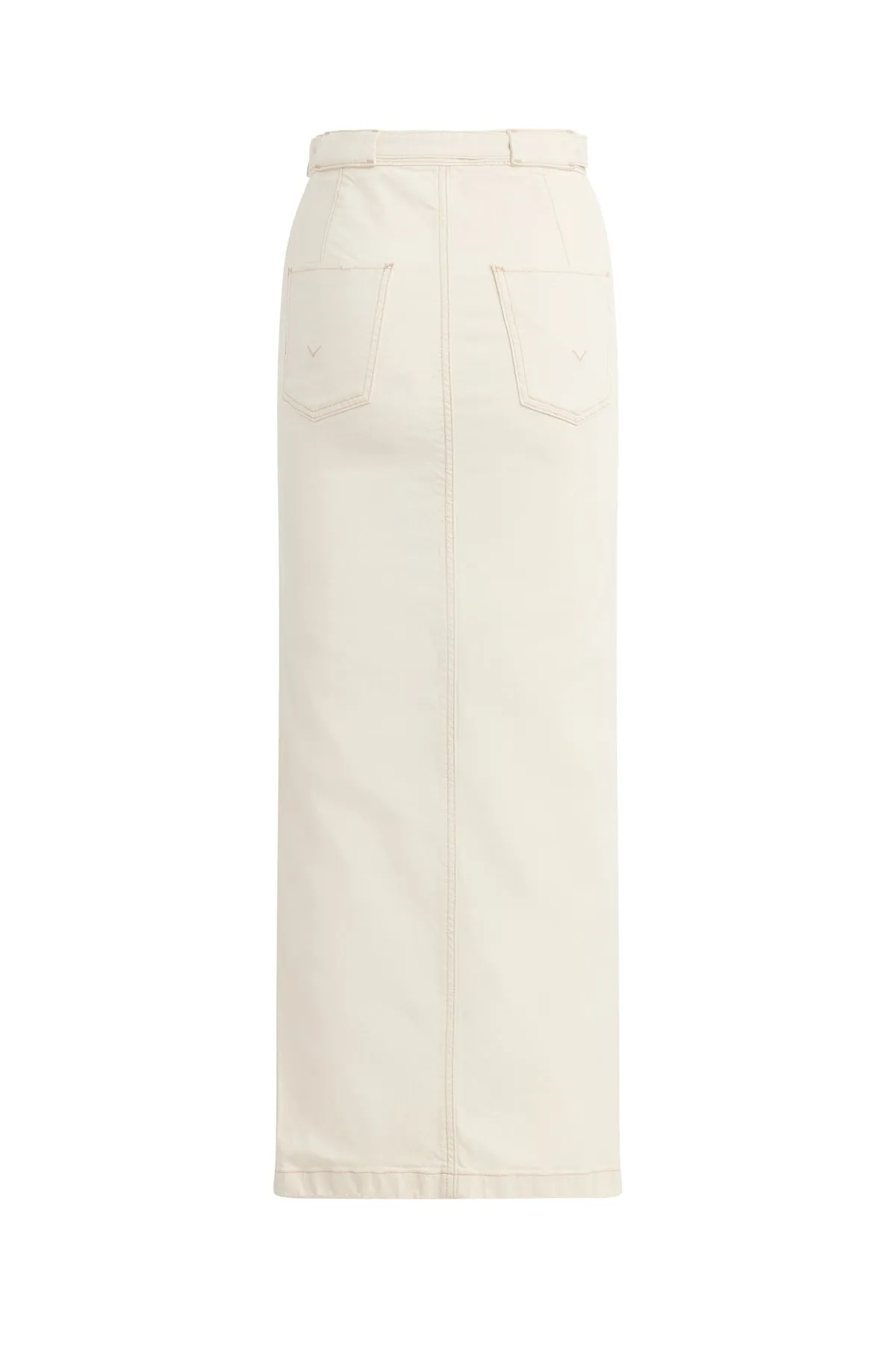 Tie Waist Maxi Skirt