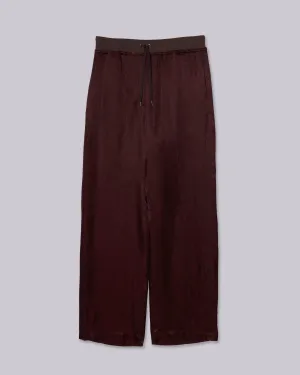 TRACK PANTS IN SANGRIA