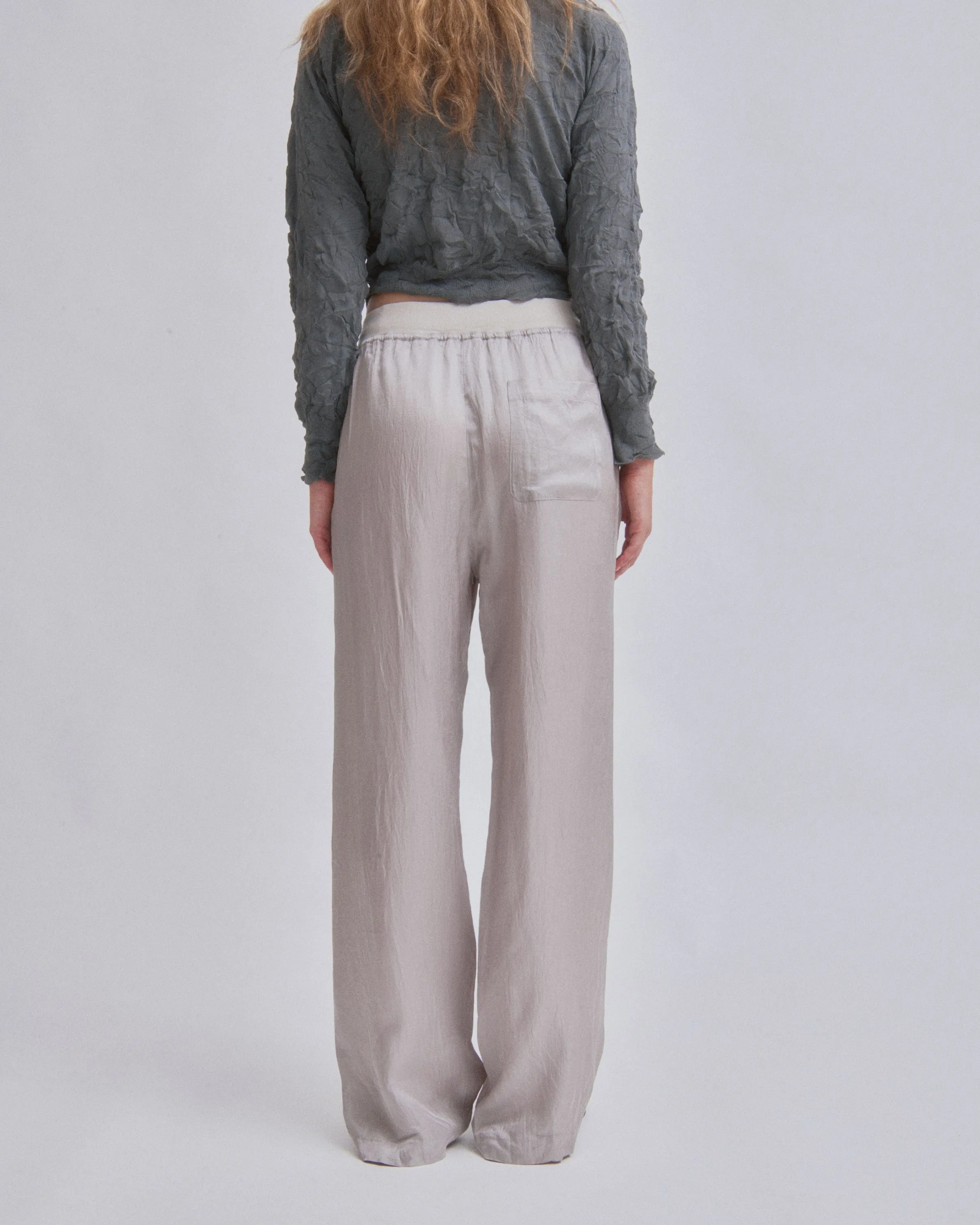 TRACK PANTS IN STONE