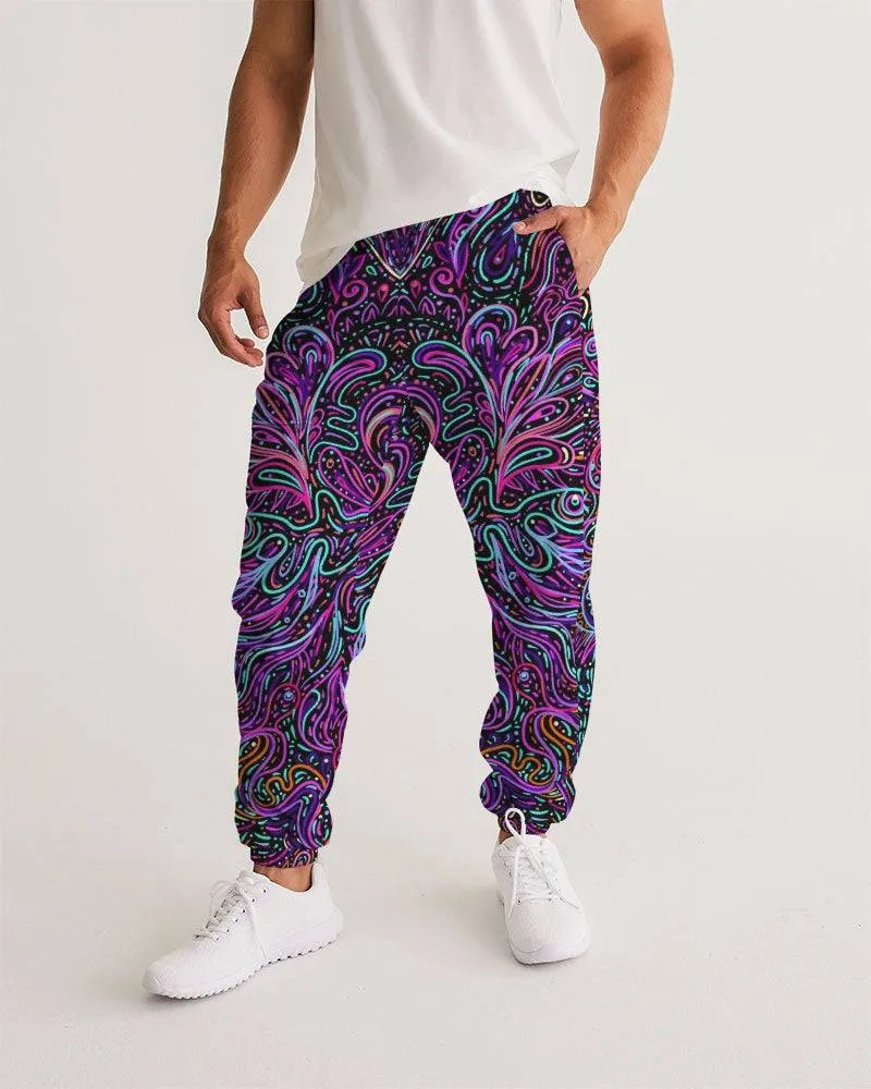 Trippy Psychedelic Purple Pink Men's Track Pants