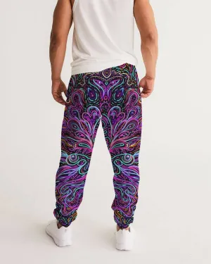 Trippy Psychedelic Purple Pink Men's Track Pants