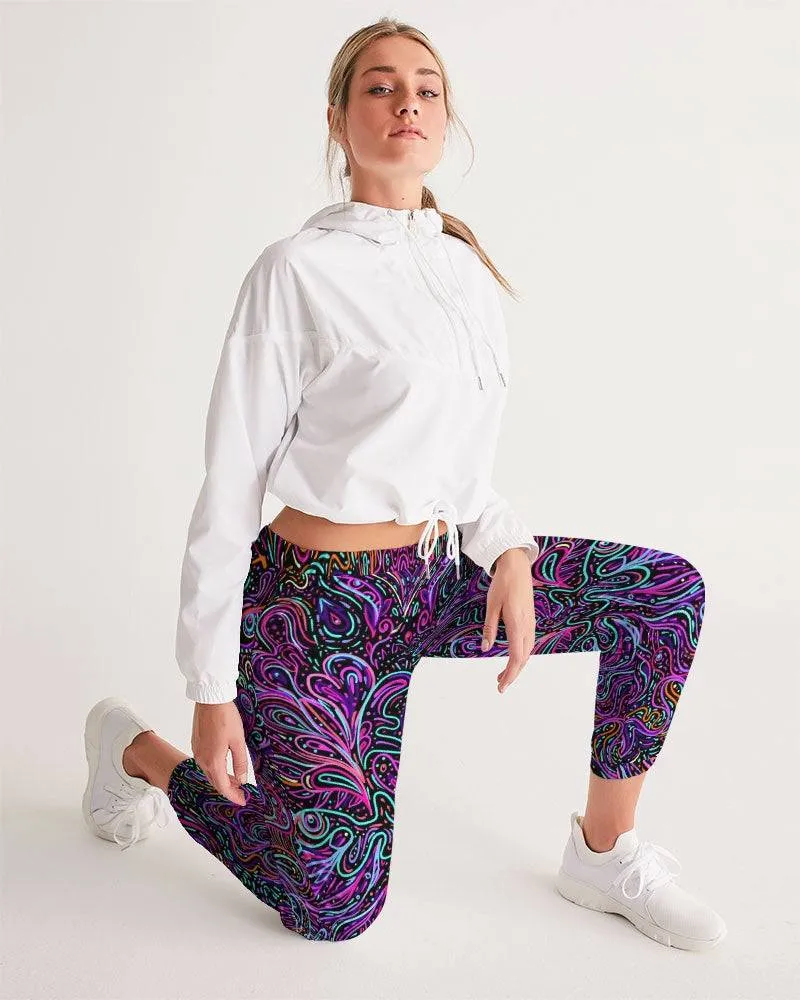 Trippy Psychedelic Purple Pink Women's Track Pants
