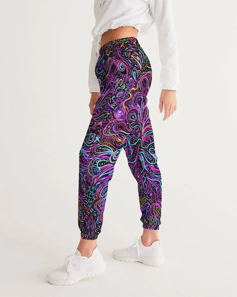 Trippy Psychedelic Purple Pink Women's Track Pants