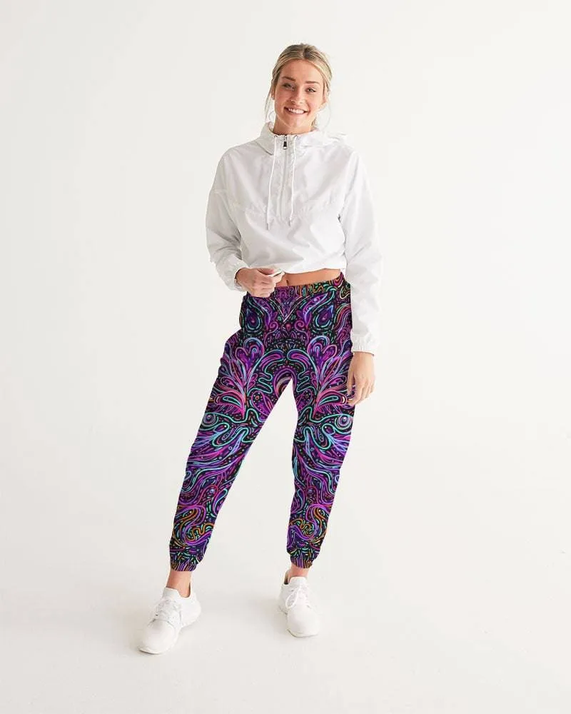 Trippy Psychedelic Purple Pink Women's Track Pants
