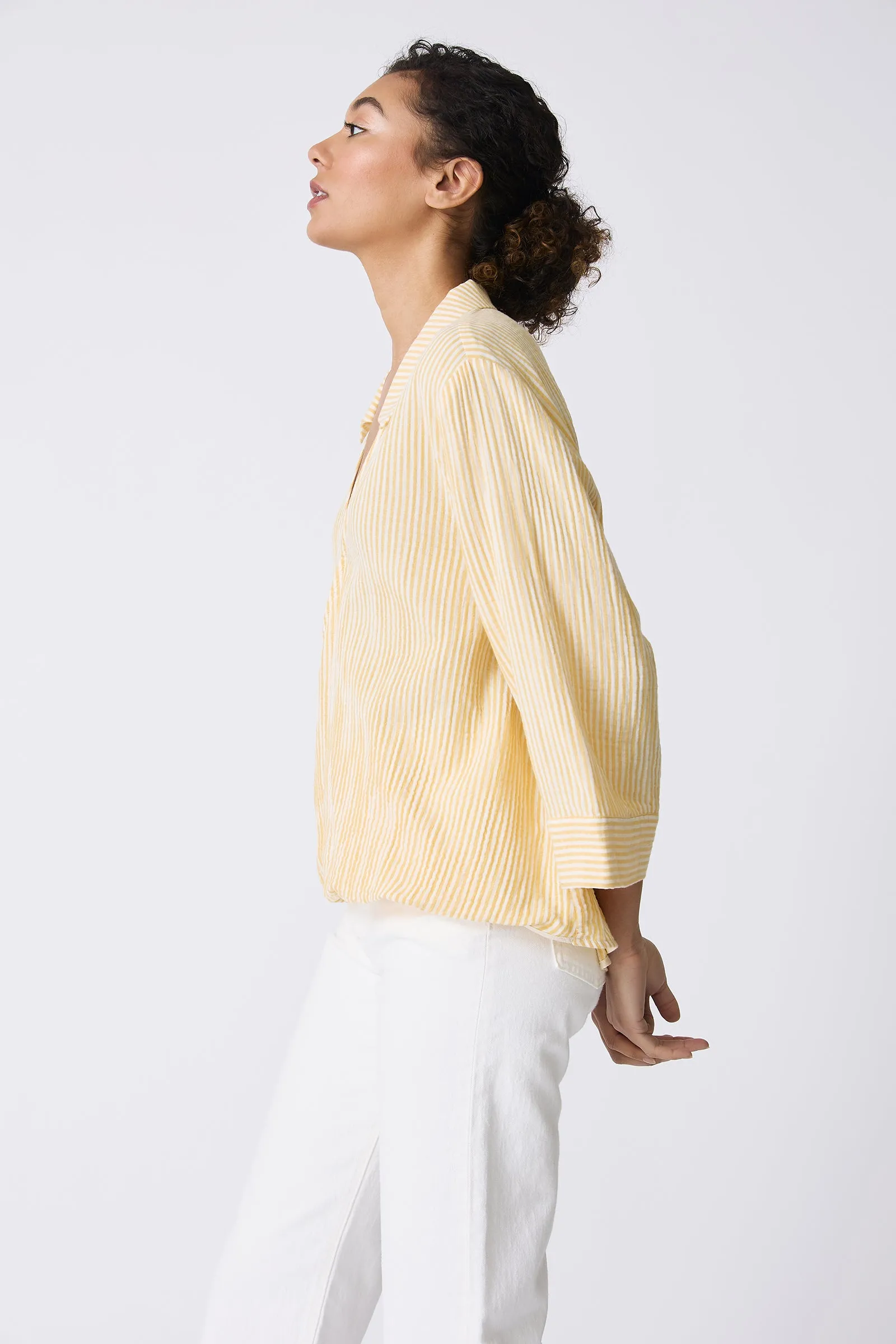 Tropez Pullover - Honey Stripe