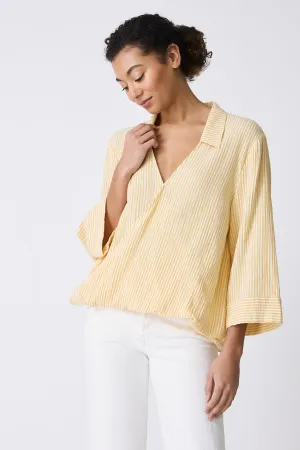 Tropez Pullover - Honey Stripe
