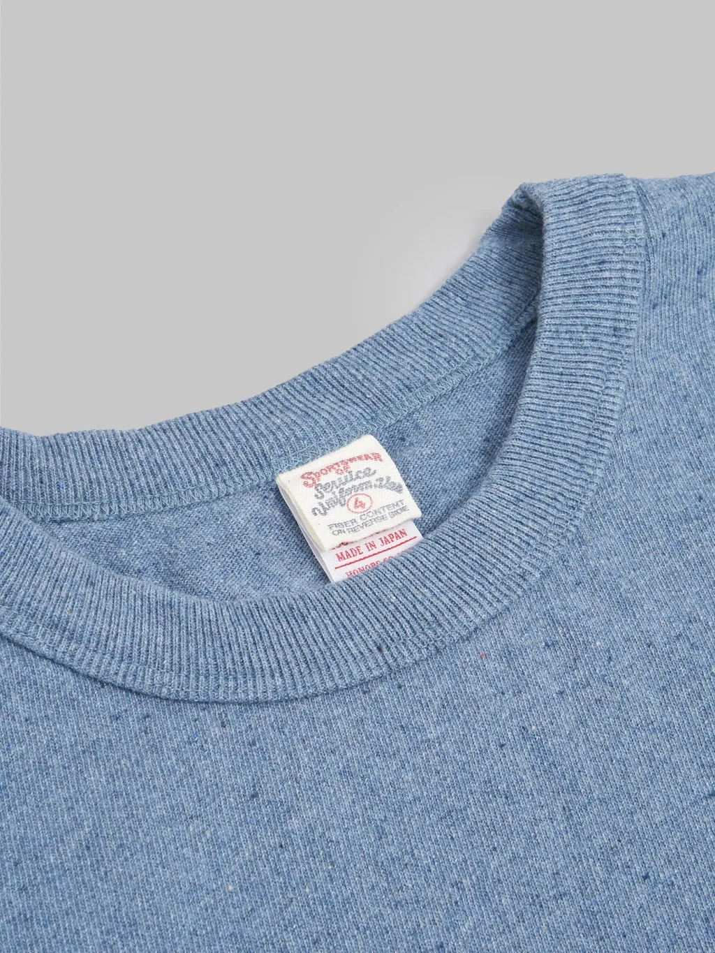 UES Recycled Denim Short Sleeve T-Shirt Blue