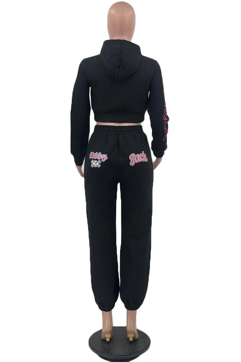 UJ0151 Hoodie Jacket Tracksuit Set
