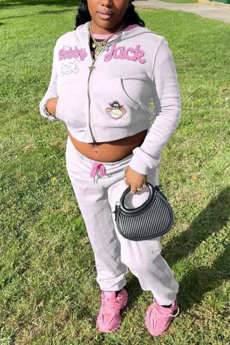 UJ0151 Hoodie Jacket Tracksuit Set