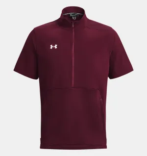 Under Armour Motivate 2.0 Men's Short Sleeve Pullover - Maroon