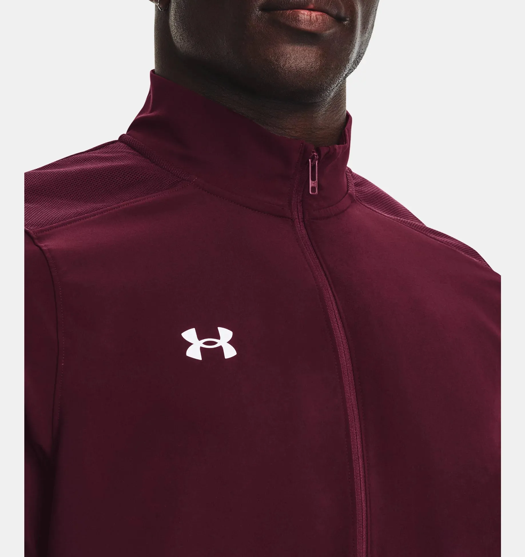 Under Armour Motivate 2.0 Men's Short Sleeve Pullover - Maroon