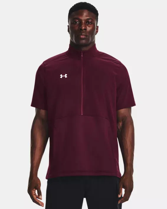Under Armour Motivate 2.0 Men's Short Sleeve Pullover - Maroon