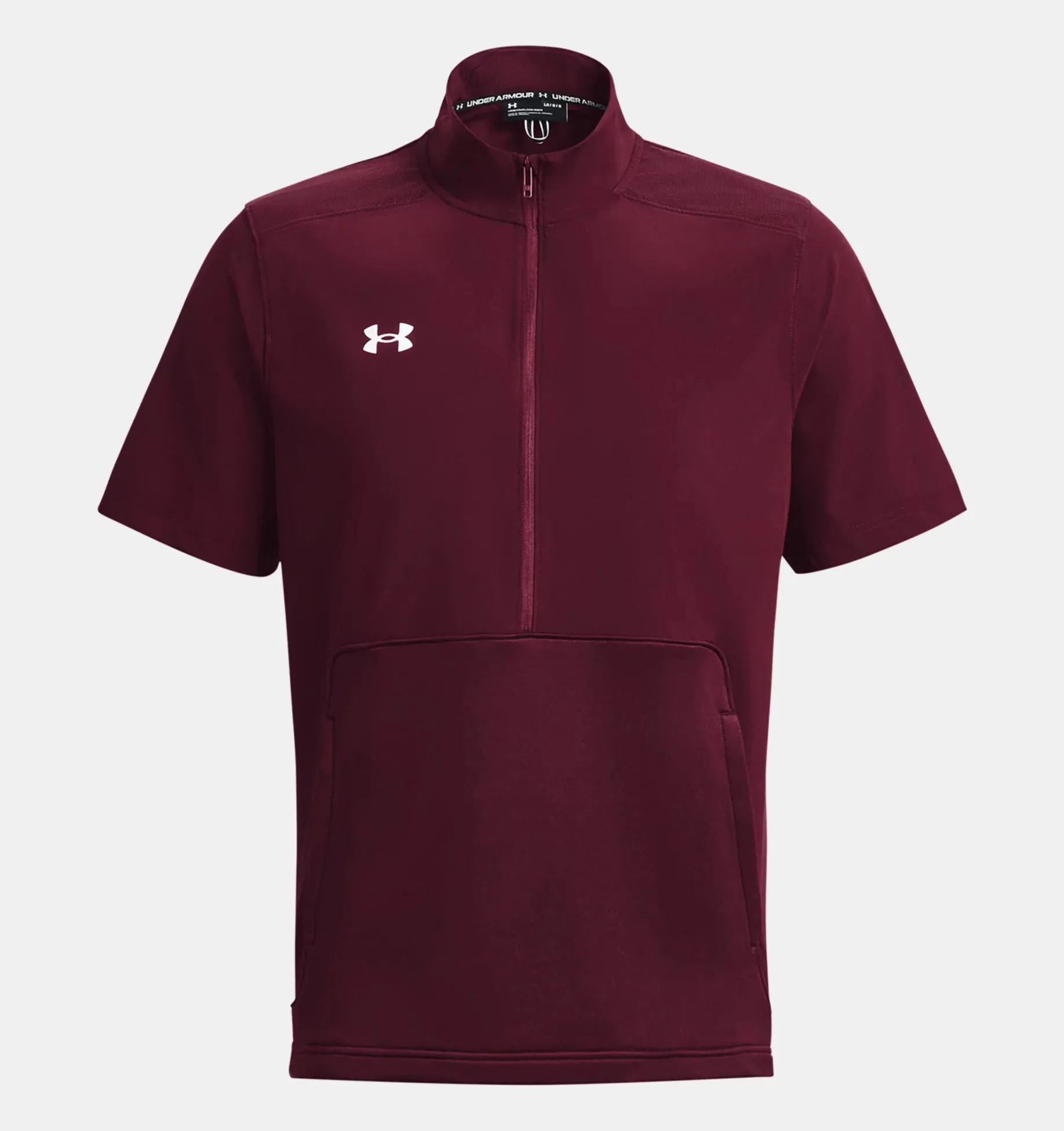 Under Armour Motivate 2.0 Men's Short Sleeve Pullover - Maroon