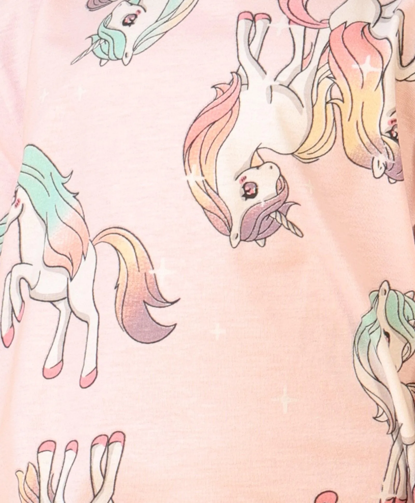 UNICORN STAR BLACK HEART SUMMER JOGGER SET - PINK/BLACK