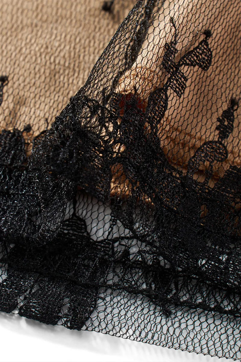 US3190 Lace Cami and Skirt Set