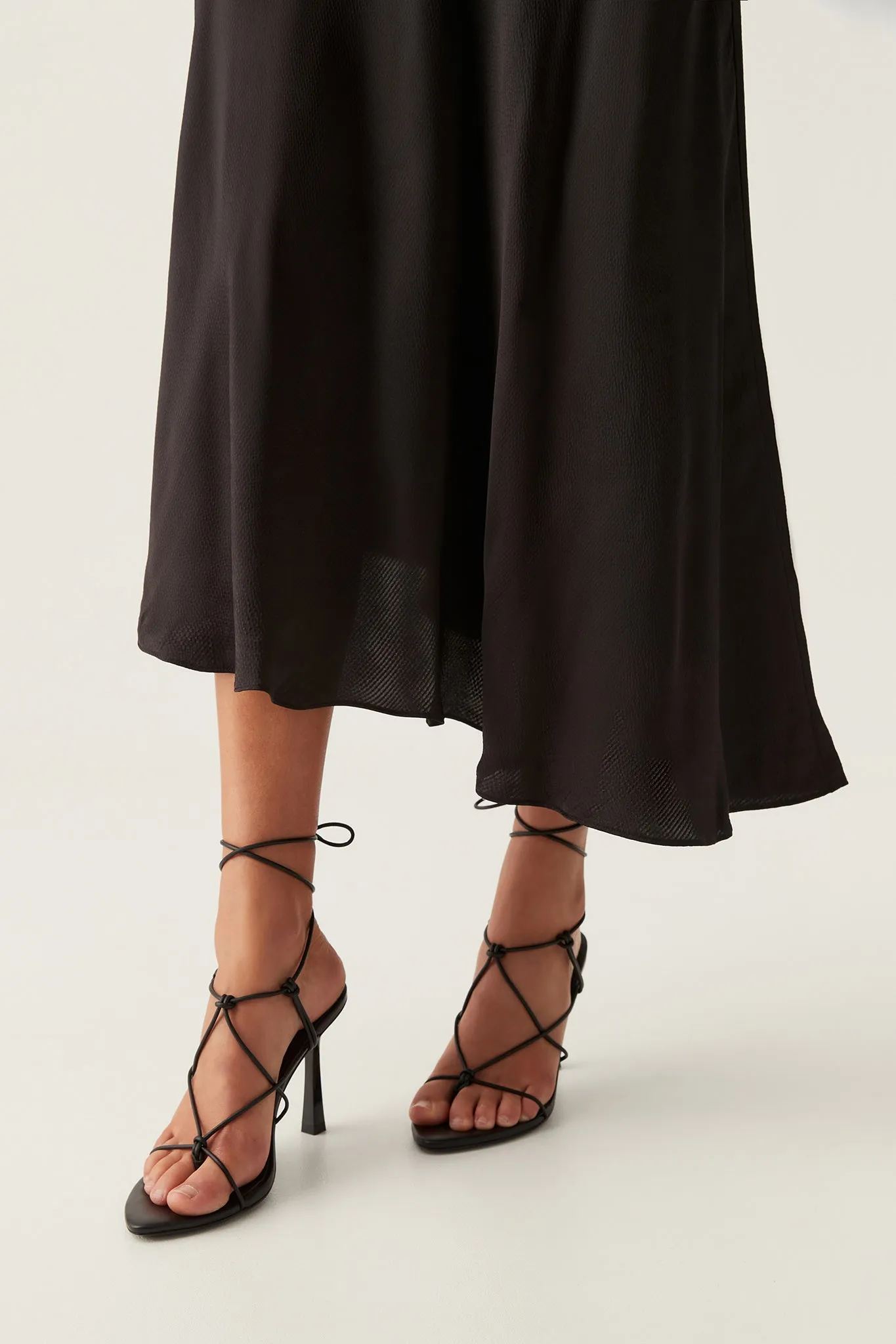 Valeria Asymmetric Midi Skirt