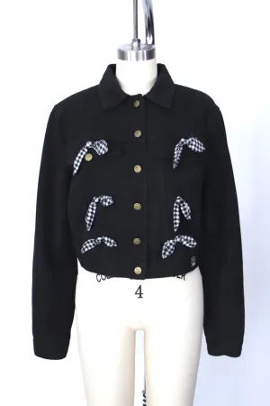 Versace Jeans Couture Denim Bow Jacket