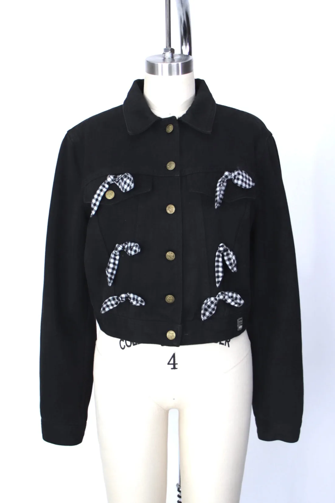 Versace Jeans Couture Denim Bow Jacket