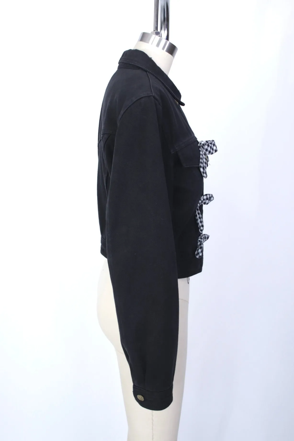 Versace Jeans Couture Denim Bow Jacket