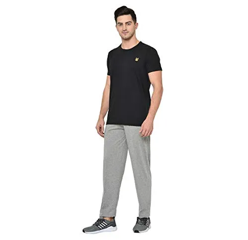 VIMAL JONNEY Men's Regular Fit Trackpants (D10MELANGE-0001-XXL_Grey_XX-Large)