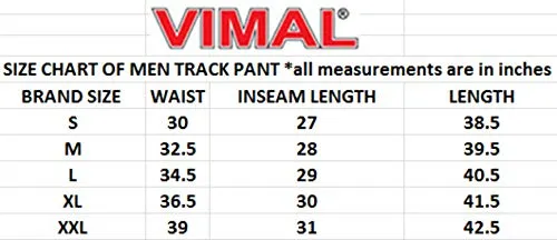 VIMAL JONNEY Men's Slim Fit Track pants(Pack of 2) (D1A_D10M_02-M_Multicolored_Medium)