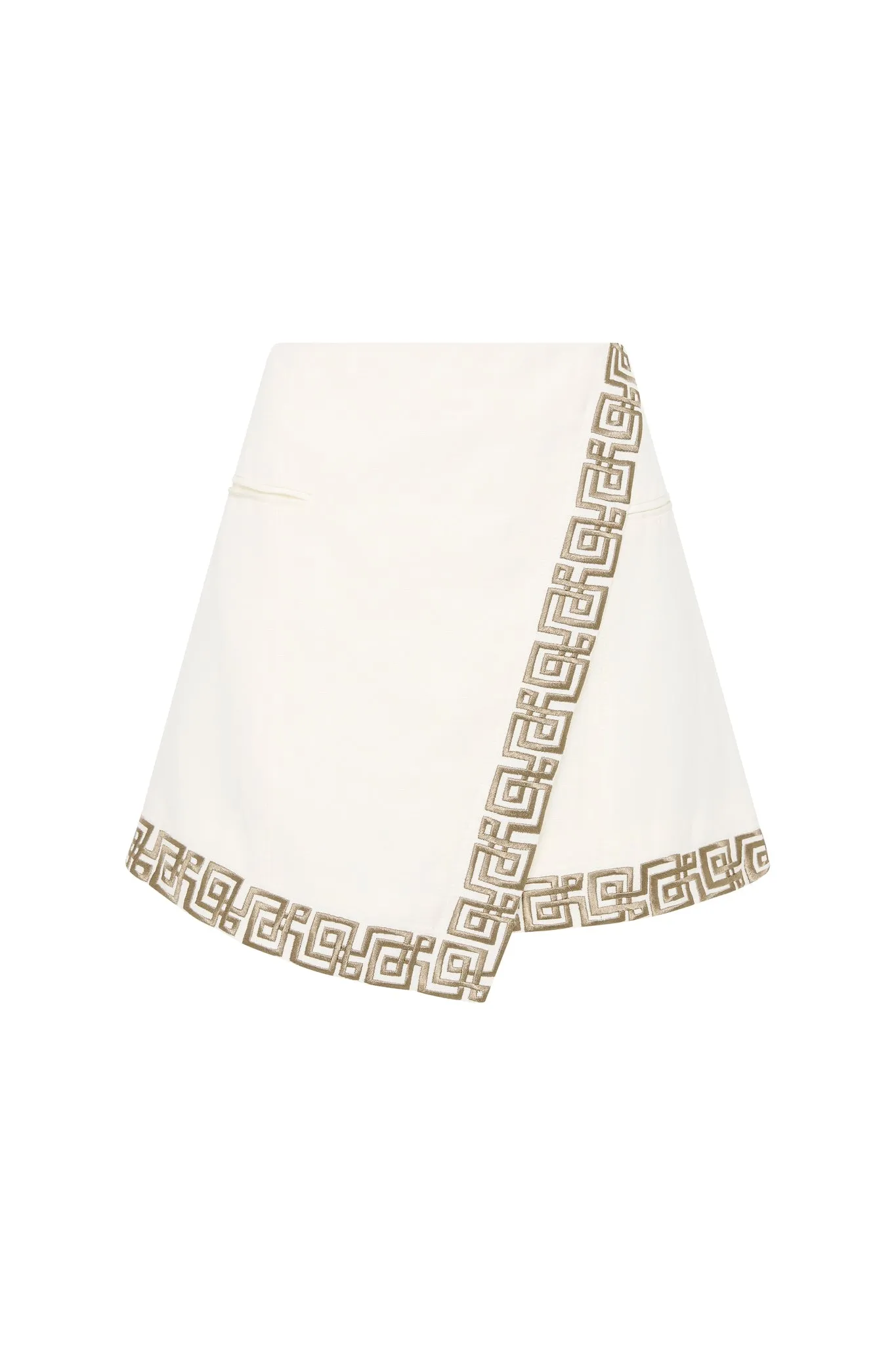 Voyager Embroidered Mini Skirt
