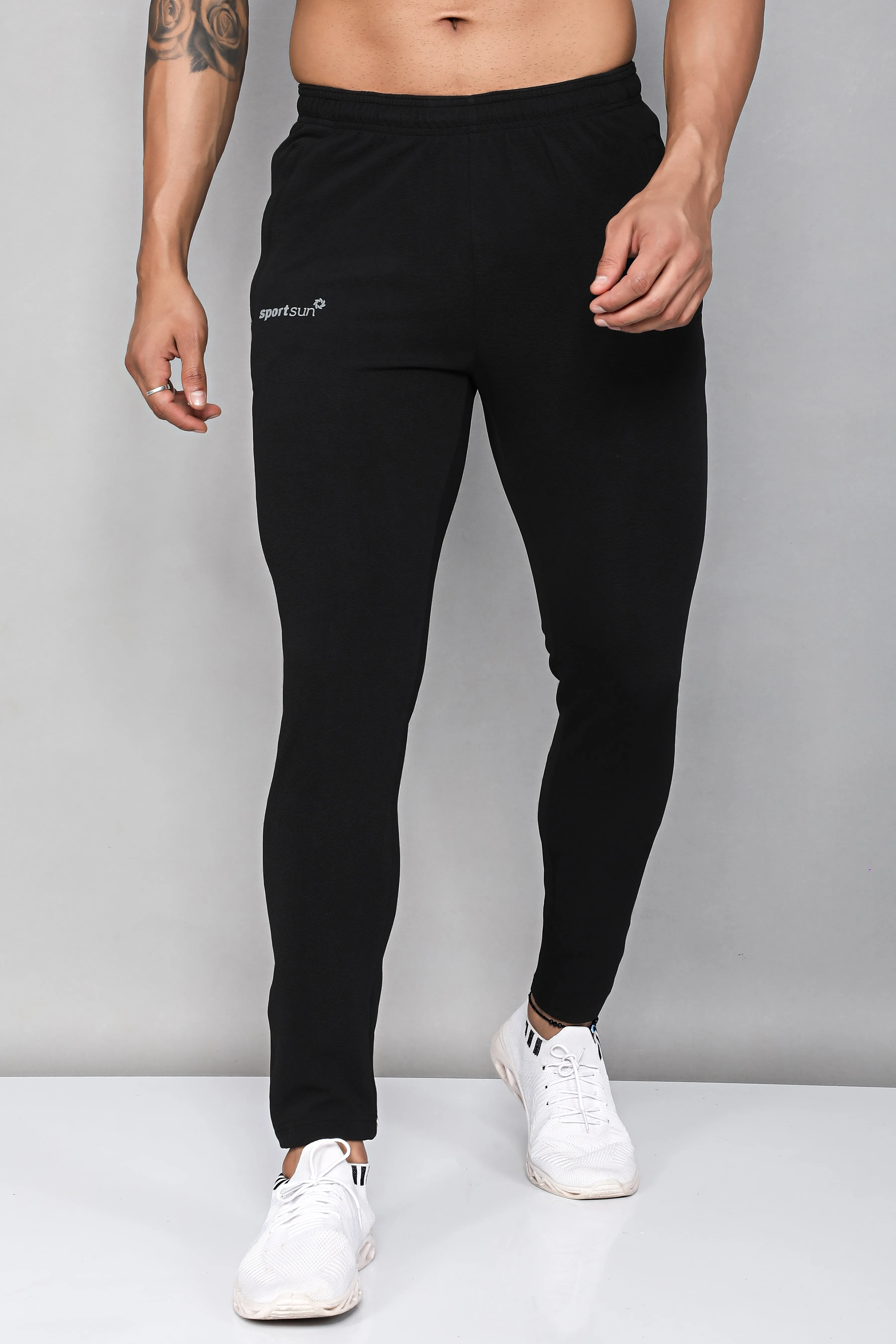 Web Black Track Pant