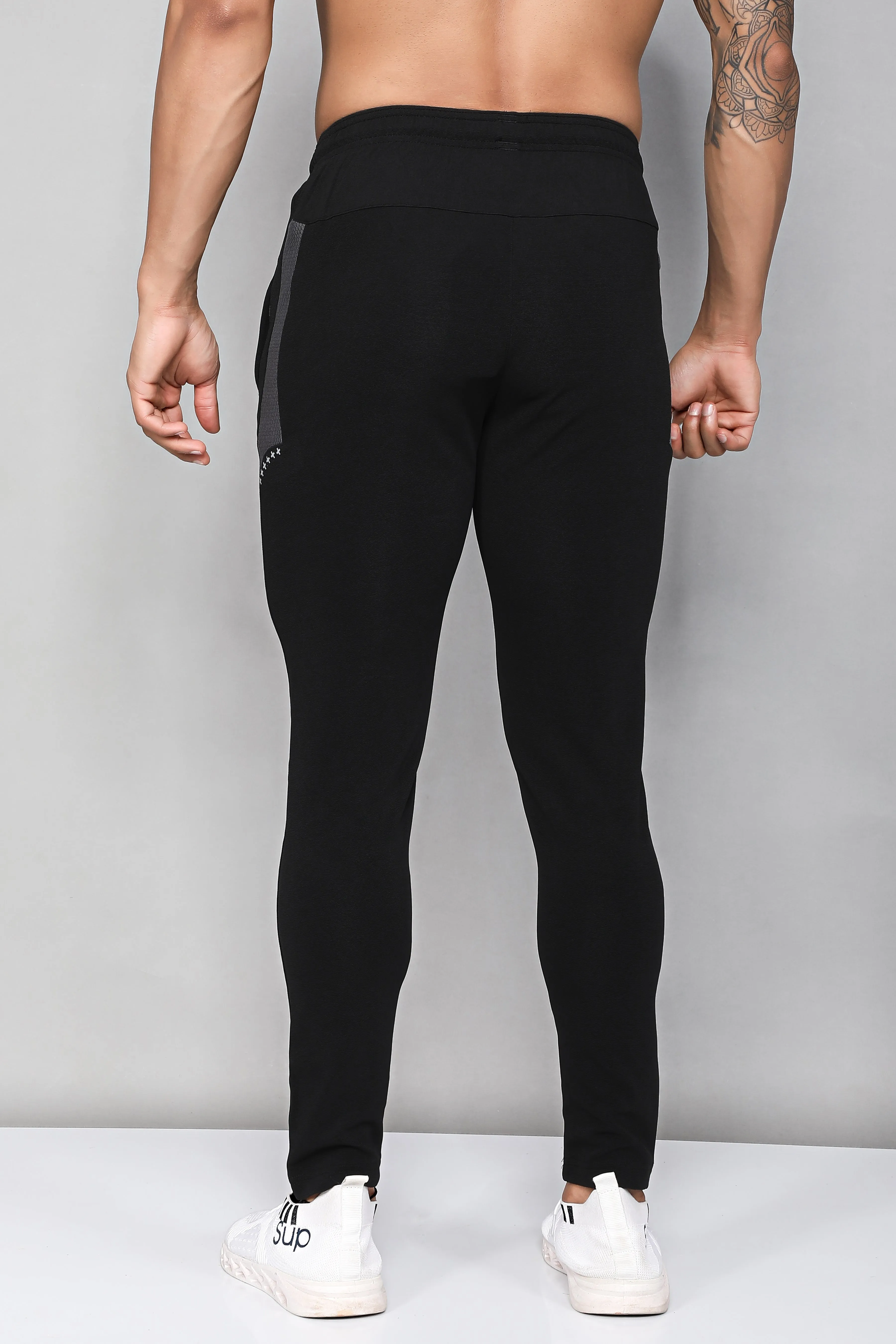 Web Black Track Pant