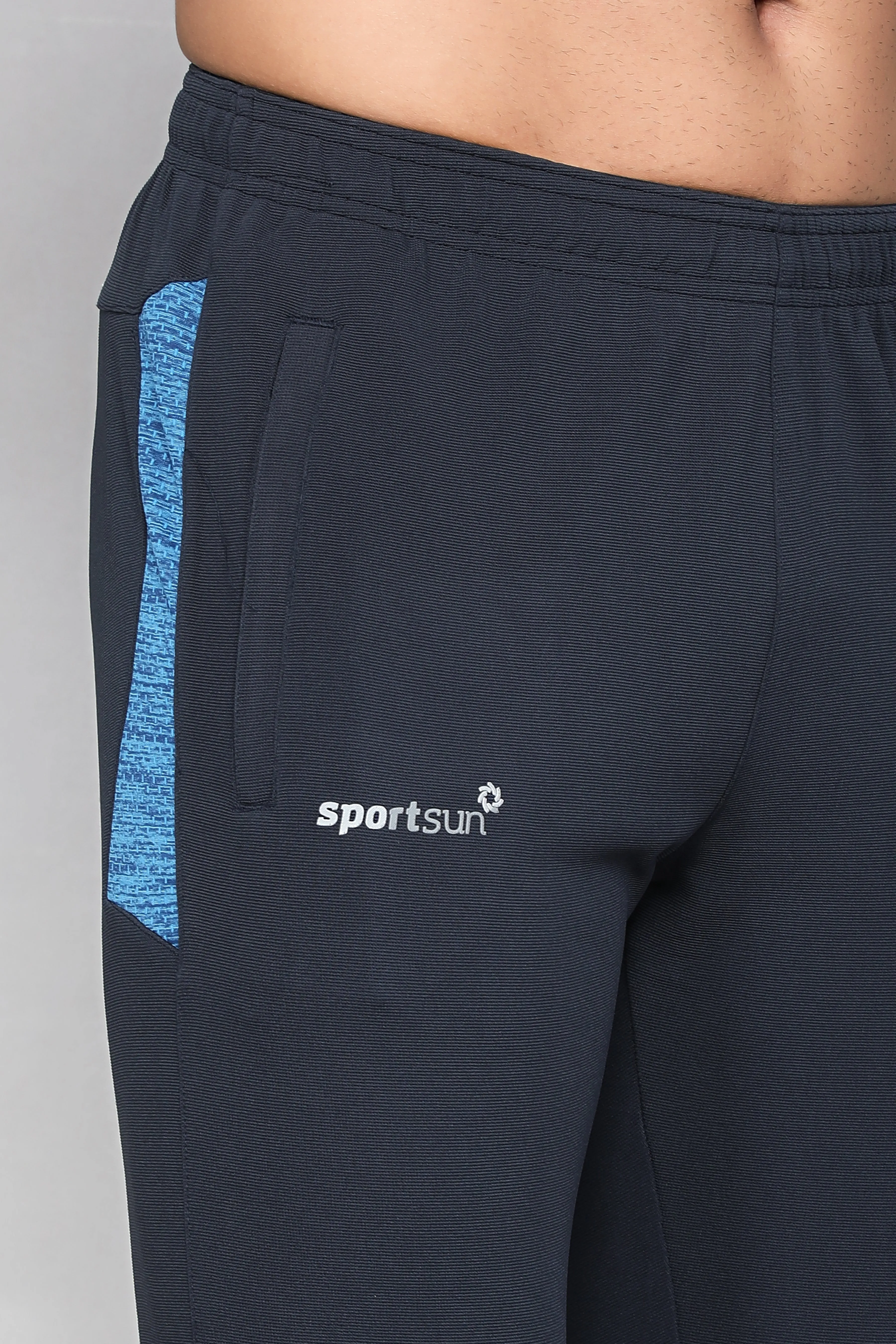 Web Navy Blue Track Pant