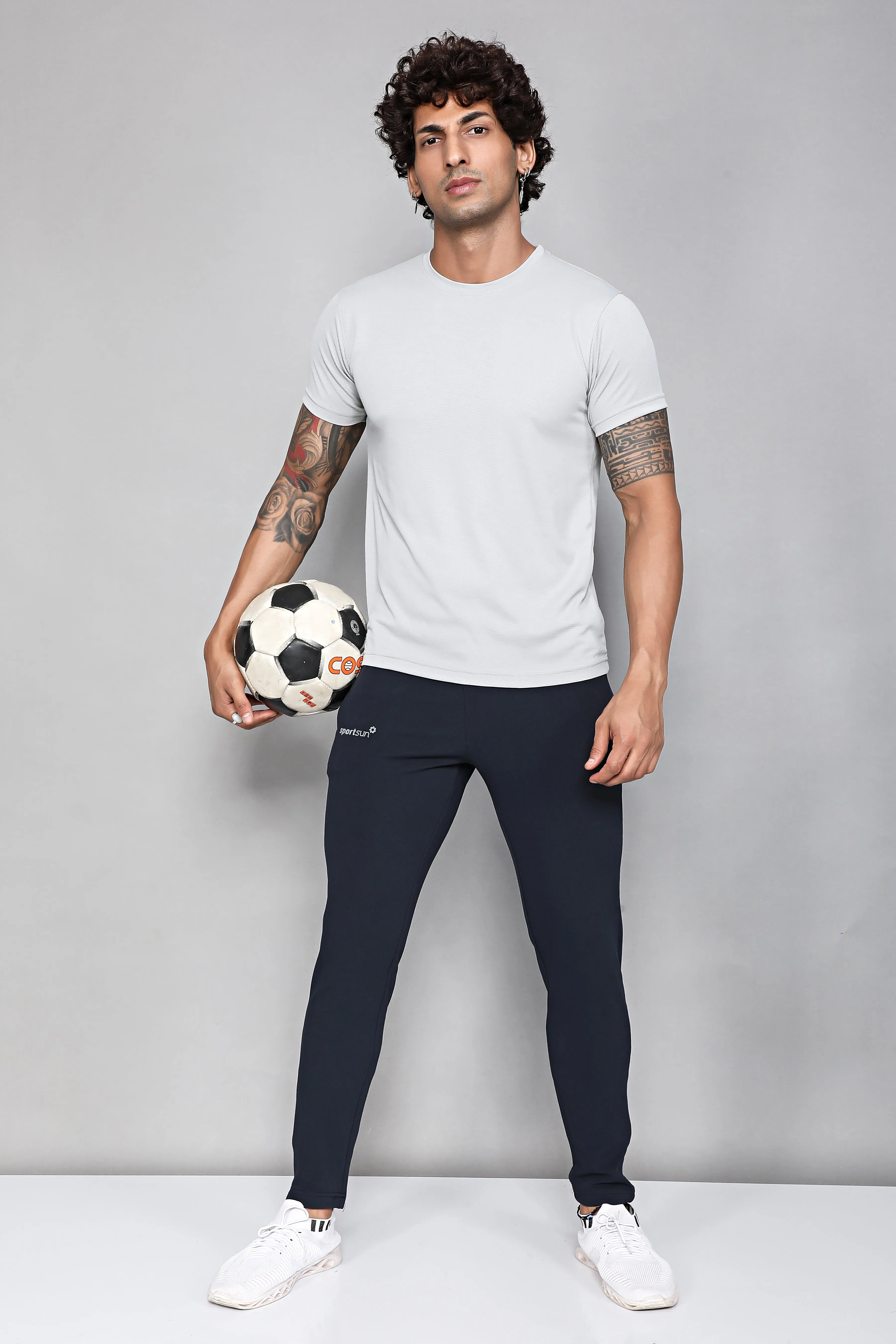 Web Navy Blue Track Pant