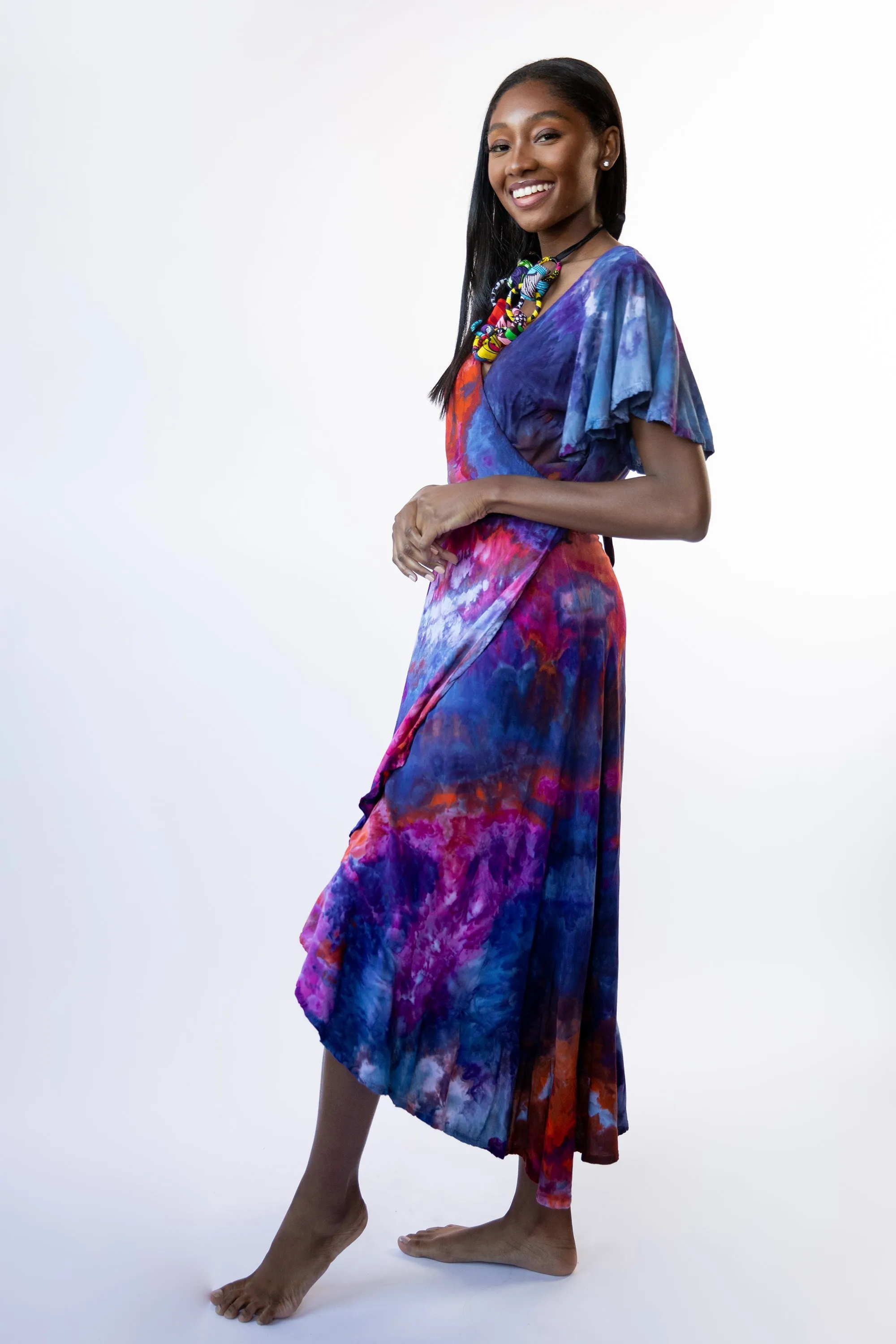 Whirl Wrap Dress