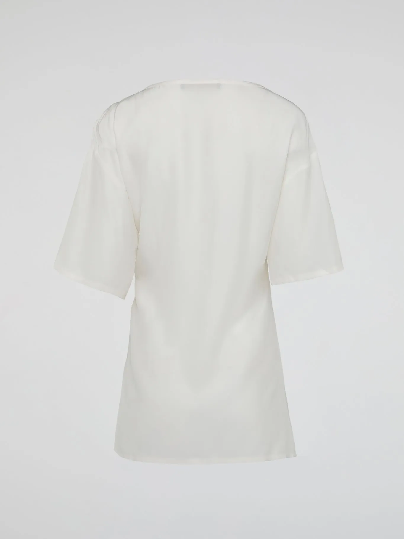 White Ruched Top