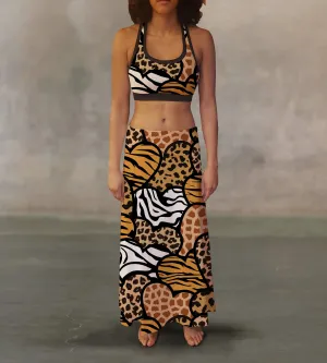 Wild Love Splash Maxi Skirt