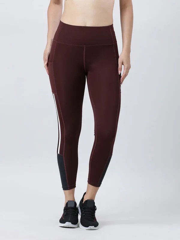 Women Wine Solid Track Pants & Joggers-PLAY OFF TRACK-WN