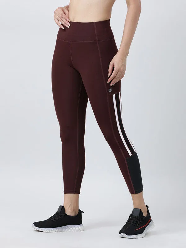 Women Wine Solid Track Pants & Joggers-PLAY OFF TRACK-WN