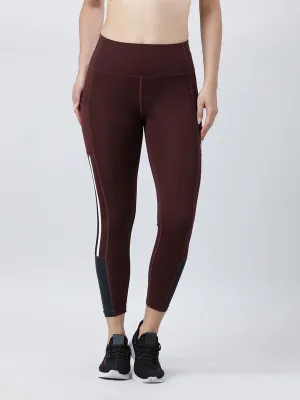 Women Wine Solid Track Pants & Joggers-PLAY OFF TRACK-WN